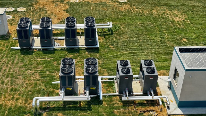 河北石家莊住建產業園區清潔冷暖+清潔熱水項目