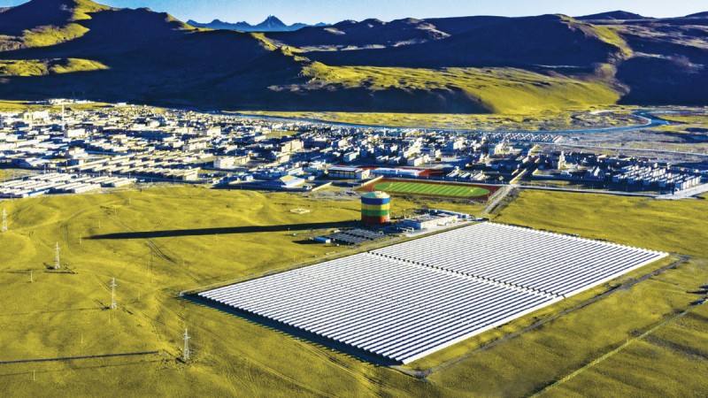 西藏仲巴縣100%太陽能保證率跨季節(jié)蓄熱清潔供暖項(xiàng)目